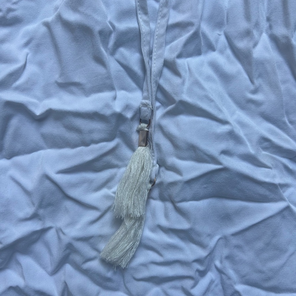 l*space Pale Blue Maxi Dress with Gathered Waist - Picture 4 of 4